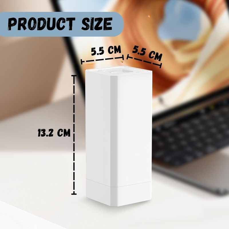 Ekoomar 32-in-1 Electronics Cleaning Kit - Keyboard, Phone, Computer & Laptop Cleaner Kit - Compatible for MacBook, AirPods & iPhone Charger Port Cleaning Tool - Tech Gadget Cleaner - White - Image 5